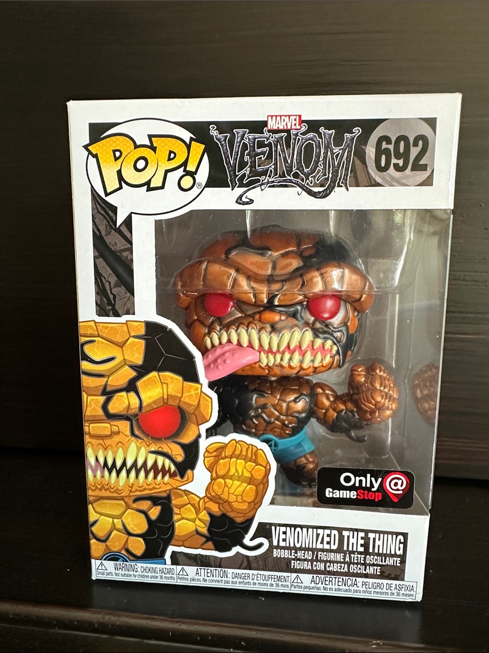 Funko Venomized The Thing Vinyl Figure - Brown, Red, Pink, Blue